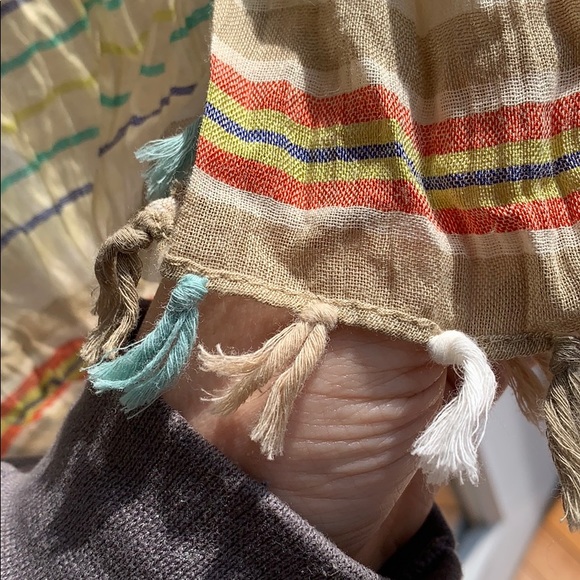 Cotton Multi-Color Scarf - Picture 5 of 5